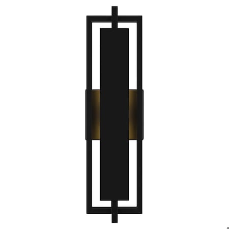 Quoizel Pointsett Integrated LED Matte Black Outdoor Wall Lantern PNT8406MBK